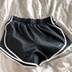 Grey Nike Dri-fit shorts with built in liner